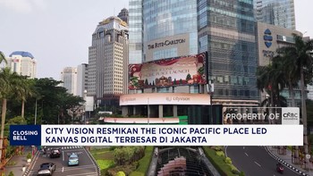 City Vision Resmikan The Iconic Pacific Place LED Kanvas Digital Terbesar di Jakarta