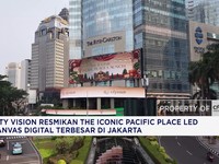 City Vision Resmikan The Iconic Pacific Place LED Kanvas Digital Terbesar di Jakarta