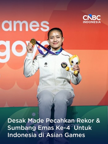 Desak Made Pecahkan Rekor &  Sumbang Emas Ke-4  Untuk Indonesia di Asian Games 2026