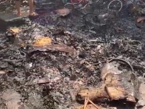 Toko Sepeda di Wonosari Gunungkidul Terbakar, 1 Orang Terluka