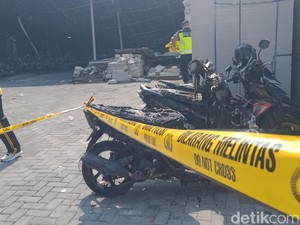 Seratusan Motor Hangus Imbas Kebakaran Trans Home Sleman