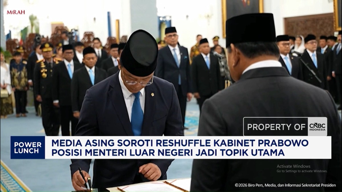 Media Asing Soroti Reshuffle Kabinet Prabowo, Posisi Menlu Jadi Topik 