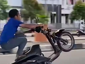 Pemuda Freestyle Motor di Jalan Pettarani-Urip Makassar Ditangkap