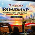 Seremoni Peluncuran Roadmap RP3I Otoritas Jasa Keuangan (OJK) di Kabupaten Badung, Bali, Jumat, (2/10/2026). (CNBC Indonesia/Mentari Puspadini)