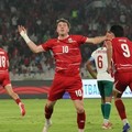 Timnas Indonesia lolos ke final FIFA ASEAN Cup 2026 usai menang 9-2 atas Bangladesh di Stadion Utama Gelora Bung Karno, Kamis (1/10/2026) malam WIB. (Agung Pambudhy/Detikcom)