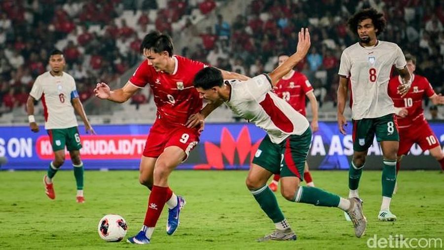 Timnas Indonesia lolos ke final FIFA ASEAN Cup 2026 usai menang 9-2 atas Bangladesh di Stadion Utama Gelora Bung Karno, Kamis (1/10/2026) malam WIB. (Agung Pambudhy/Detikcom)