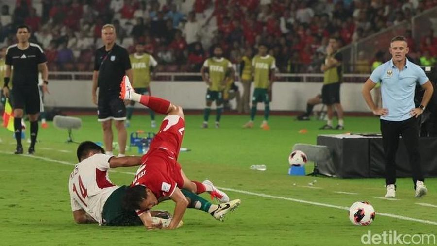 Timnas Indonesia lolos ke final FIFA ASEAN Cup 2026 usai menang 9-2 atas Bangladesh di Stadion Utama Gelora Bung Karno, Kamis (1/10/2026) malam WIB. (Agung Pambudhy/Detikcom)