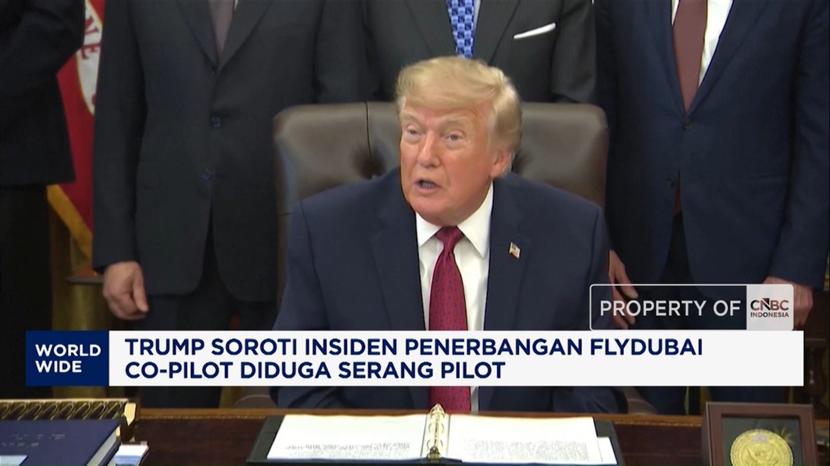 Video: Trump Sorot Insiden Flydubai, Co-Pilot Diduga Serang Pilot