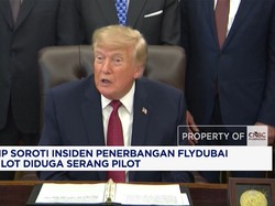 Trump Sorot Insiden Flydubai, Co-Pilot Diduga Serang Pilot