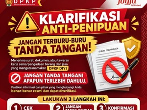 Duh, DPKP DIY Dicatut Penipuan Pesanan Katering Rp 8 Juta