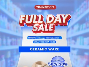 Piring & Cangkir Dibanderol Rp 15 Ribuan di Transmart Full Day Sale