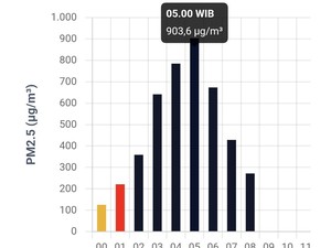 Waspada! Udara di Palembang Kategori Berbahaya