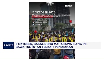 5 Oktober, Demo Mahasiswa Bawa Tuntutan Terkait Pendidikan