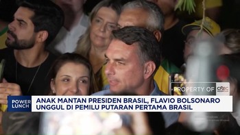 Anak Mantan Presiden Brasil, Flavio Bolsonaro Unggul di Pemilu Putaran Pertama Brasil