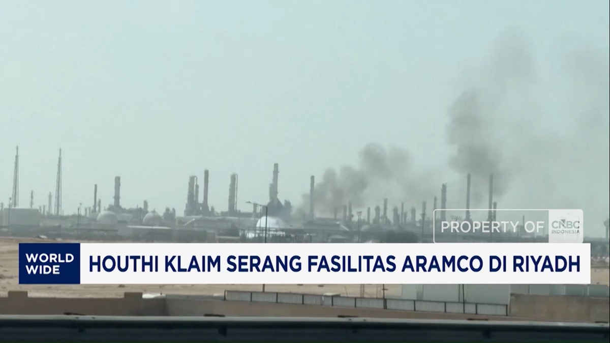 Video: Houthi Klaim Serang Fasilitas Aramco di Riyadh
