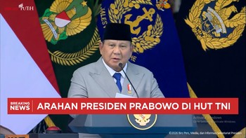 HUT TNI, Prabowo Sebut Prajurit TNI Harus Jadi Pelindung Rakyat