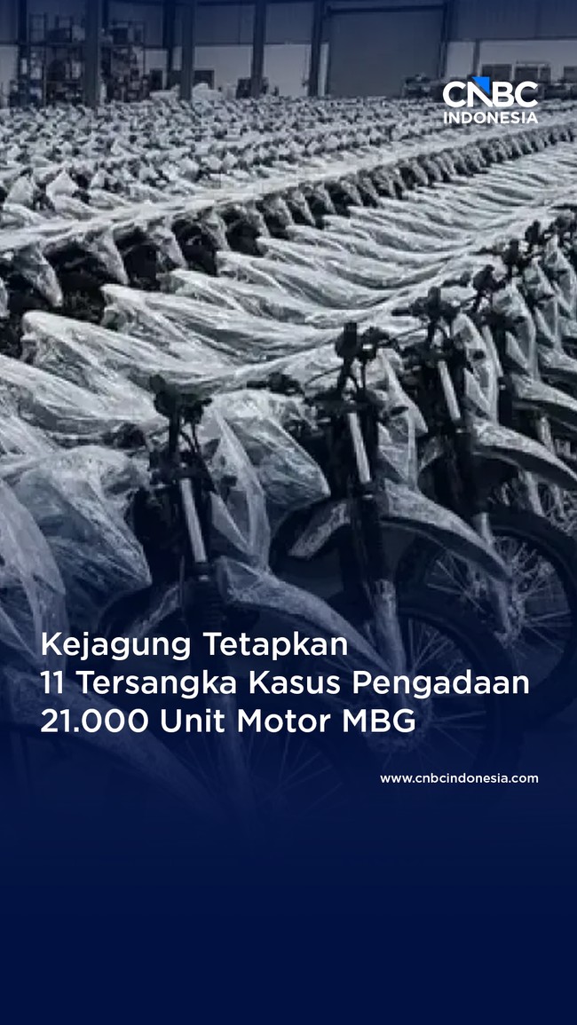 Kejagung Tetapkan 11 Tersangka Kasus Pengadaan 21.000 Unit Motor MBG