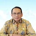 Kepala Eksekutif Pengawas Lembaga Pembiayaan, Perusahaan Modal Ventura, Lembaga Keuangan Mikro, dan Lembaga Jasa Keuangan Lainnya, Merangkap Anggota Dewan Komisioner Otoritas Jasa Keuangan (OJK), Agusman saat menyampaikan Konferensi Pers Asesmen Sekt