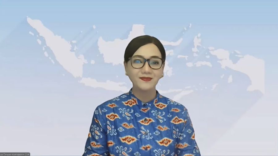 Ketua Dewan Komisioner OJK, Friderica Widyasari Dewi saat menyampaikan Konferensi Pers Asesmen Sektor Jasa Keuangan dan Kebijakan OJK Hasil RDKB September 2026. (Tangkapan Layar Youtube/Otoritas Jasa Keuangan)