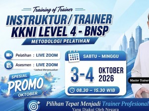 Mau Jadi Trainer Bersertifikasi BNSP? Yuk Belajar Langsung dari Master Trainer