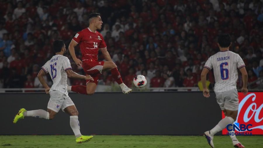 Laga Timnas Indonesia melawan Timnas Thailand pada babak Final dalam FIFA ASEAN CUP 2026 di Stadion Utama Gelora Bung Karno (SUGBK), Senayan, Jakarta, Senin (5/10/2026).