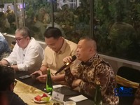 Menhub Dudy Purwagandhi dalam Lokakarya Forwahub di Bandung (Jumat 2/10/2026). (CNBC Indonesia/Ferry Sandi)