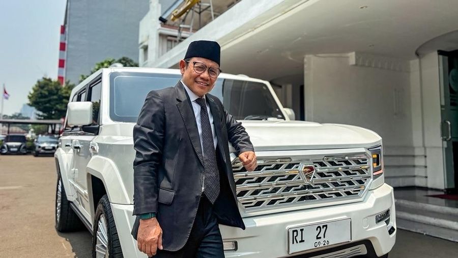 Menteri Koordinator Bidang Pemberdayaan Masyarakat (Menko PM), Muhaimin Iskandar mengunggah cerita kesan pertama kalinya saat berangkat bertugas dengan Maung Garuda, kendaraan dinas buatan PT Pindad. (Threads/cakiminow)