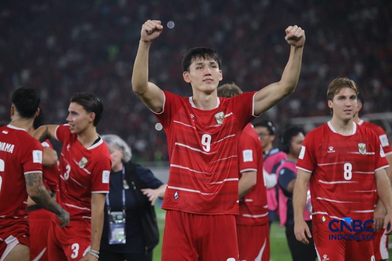 Timnas Indonesia berhasil menjadi juara FIFA ASEAN Cup 2026 usai mengalahkan Thailand pada babak final di Stadion Utama Gelora Bung Karno (SUGBK), Senayan, Jakarta, Senin (5/10/2026) malam. (CNBC Indonesia/Faisal Rahman)