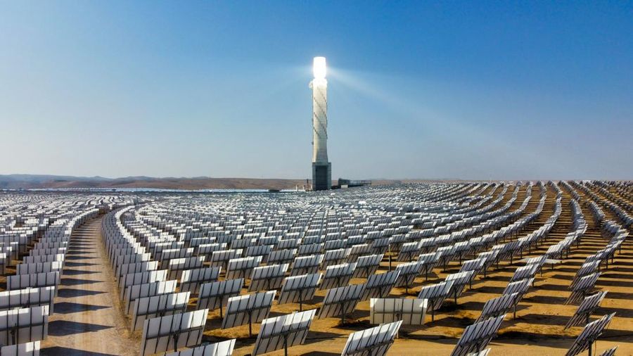 Pembangkit Listrik Tenaga Surya (PLTS) di China. (Dok. Pexels)