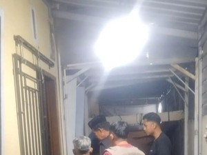 Jasad Suami Bunuh Istri di Gowa Terbakar Hebat Saat Warga Tiba