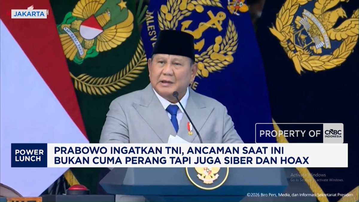 Prabowo: Perang Modern Bergeser ke Siber dan Hoaks