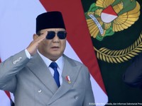 Presiden Prabowo hadiri upacara peringatan HUT ke-81 TNI Tahun 2026, Jakarta, Senin (5/10/2026). (Tangkapan layar youtube Setpres RI)