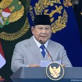 Presiden Prabowo Pimpin Upacara Peringatan HUT ke-81 TNI Tahun 2026, Jakarta, Senin (5/10/2026). (Tangkapan layar youtube Setpres RI)