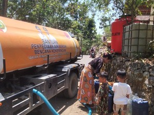 Kekeringan Melanda 3 Desa di Kaki Gunung Penanggungan Mojokerto