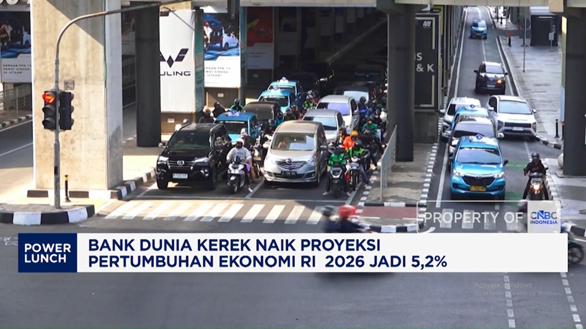 Video: Bank Dunia Kerek Naik Proyeksi Ekonomi RI 2026 Jadi 5,2% 