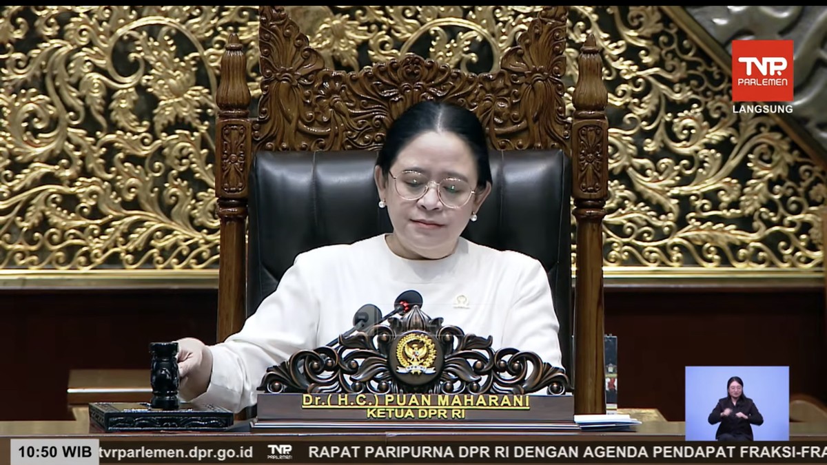 Puan Ketok Palu! Sahkan Undang-Undang Pelindungan Ketenagakerjaan 