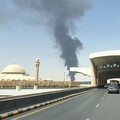 Serangan di dekat bandara internasional King Khalid Riyadh, Arab Saudi, September lalu (REUTERS/Stringer)