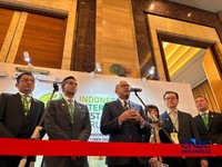Menteri Investasi/Kepala BKPM Rosan P Roeslani di Acara ISF, Selasa (6/10/2026). (CNBC Indonesia/Firda Dwi Muliawati)