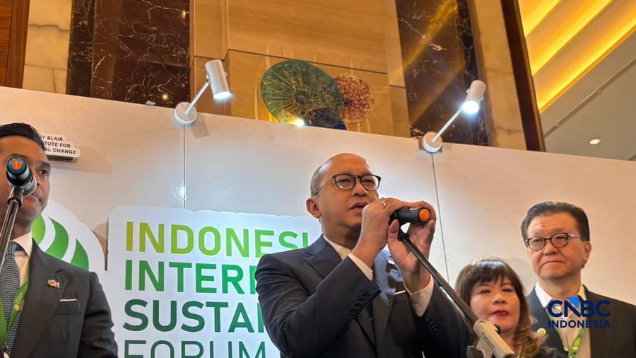 Menteri Investasi/Kepala BKPM Rosan P Roeslani di Acara ISF, Selasa (6/10/2026). (CNBC Indonesia/Firda Dwi Muliawati)