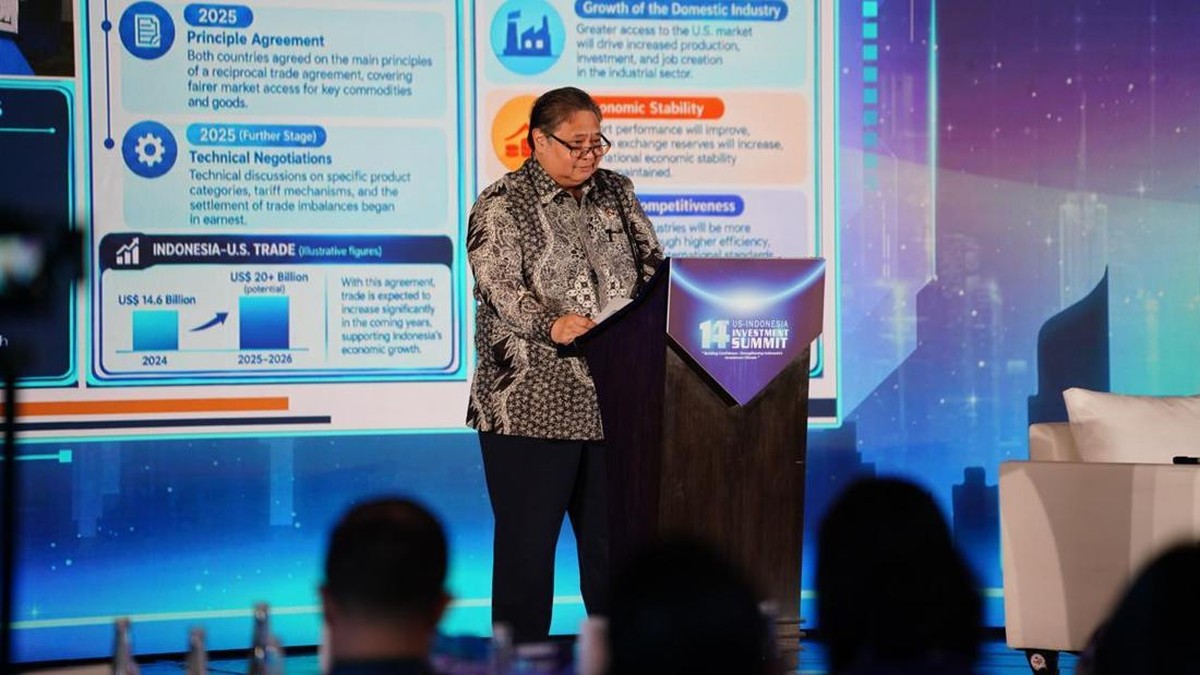 Airlangga Beri Bukti Kondisi Fiskal RI Lebih Baik dari AS dan Jepang