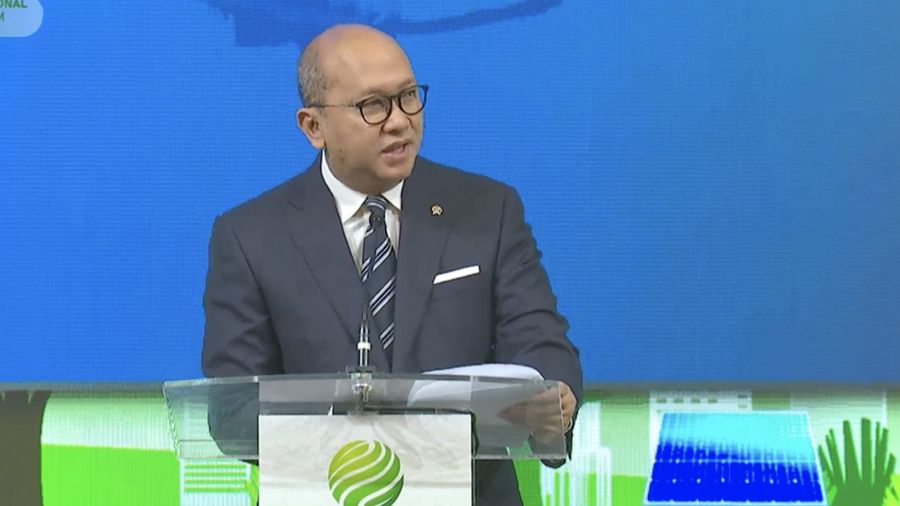 Opening Ceremony Indonesia Sustainability Forum (ISF). (Tangkapan layar Kadin)