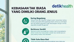 Infografis: 5 Kebiasaan Tak Biasa yang Dimiliki Orang Jenius, Punya Salah Satunya?