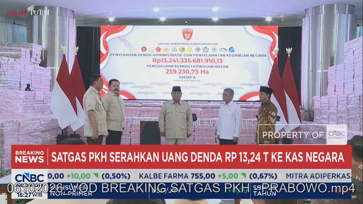 Video: Prabowo Puji Satgas PKH Sukses Selamatkan Triliunan Duit Negara