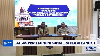 Satgas PRR: Ekonomi Sumatera Mulai Bangkit