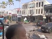 Sebuah ledakan mengguncang Perumahan San Antonio, Pakuwon City, di Jalan Kalisari Utara I, Kecamatan Mulyorejo, Surabaya, Jawa Timur, Selasa (6/10/2026). (Istimewa)