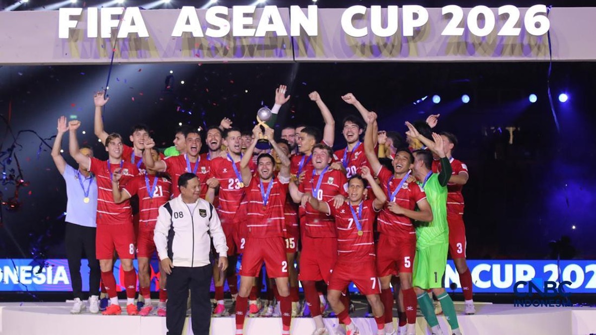 Indonesia Juara FIFA ASEAN Cup, Prabowo: Kita Bangga!