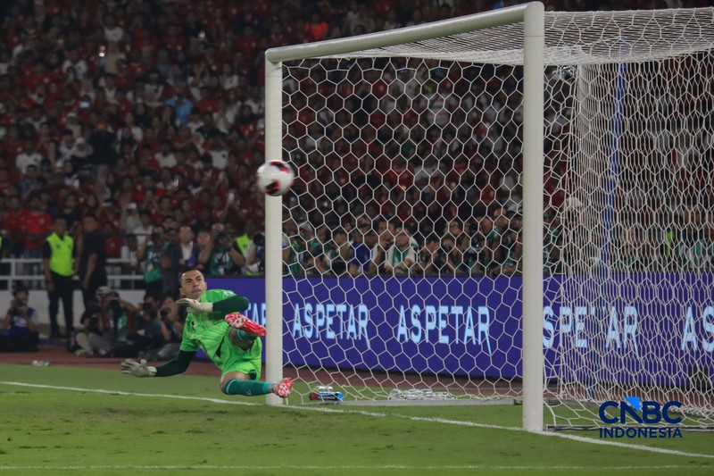Timnas Indonesia berhasil menjadi juara FIFA ASEAN Cup 2026 usai mengalahkan Thailand pada babak final di Stadion Utama Gelora Bung Karno (SUGBK), Senayan, Jakarta, Senin (5/10/2026) malam. (CNBC Indonesia/Faisal Rahman)