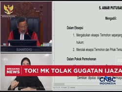 TOK! MK Tolak Gugatan Ijazah Gibran