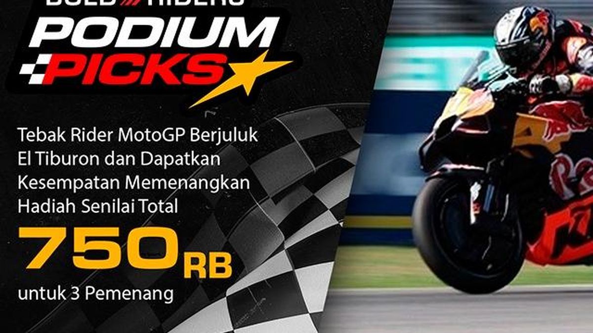 Ilustrasi berita Olahraga: Tebak Rider MotoGP yang Dijuluki 'El Tiburón', Ada Hadiah Menarik