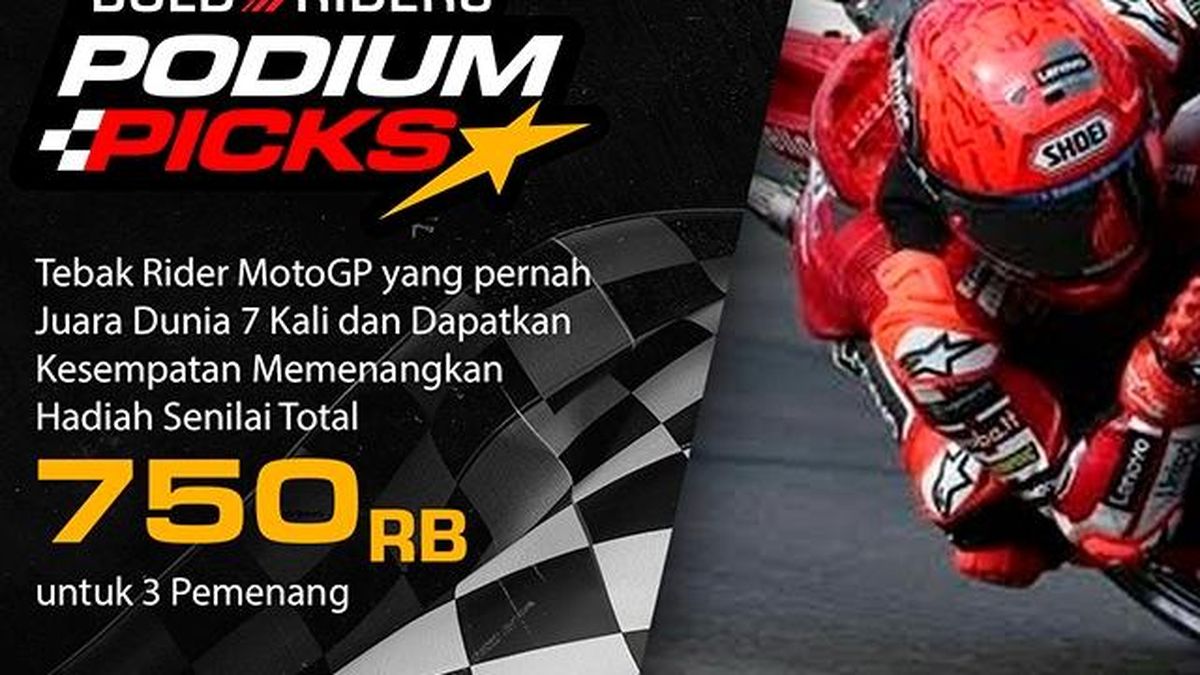 Tebak Rider MotoGP Juara Dunia 7 Kali, Ada Saldo E-Wallet Rp 250 Ribu — NadiKabar.com